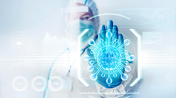 Tecnologia no touch de desinfecção, aprimorando a segurança dos ambientes de assistência à saúde.