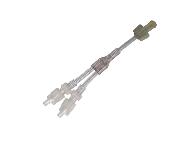 Adaptador Canulados - Luer Lock Flexível - 1 mm- Luer Lock duplo “Y”